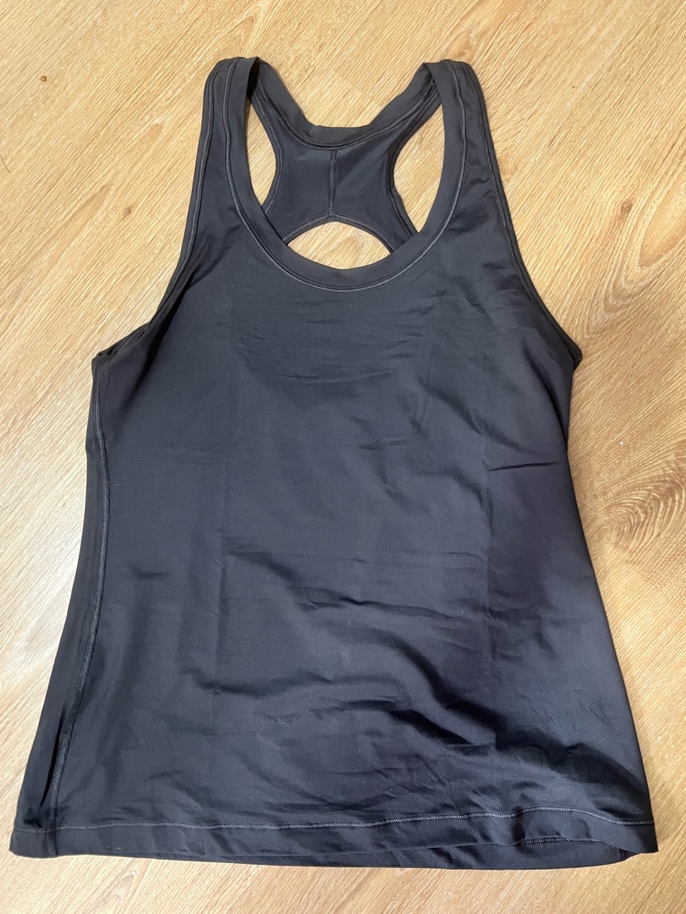 Carbon grey Racerback Athletic Tank Top